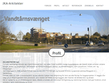 Tablet Screenshot of jka-arkitekter.dk